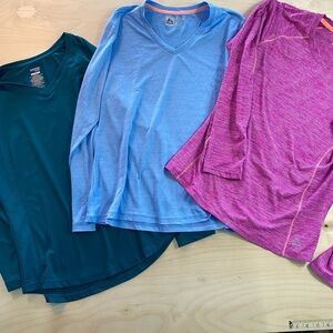 3 Performance Long Sleeve Shirts size L (EK)